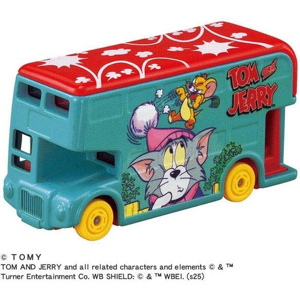 Takara Tomy Dream Tomica SP Tom and Jerry Wrapping Bus (Blue)