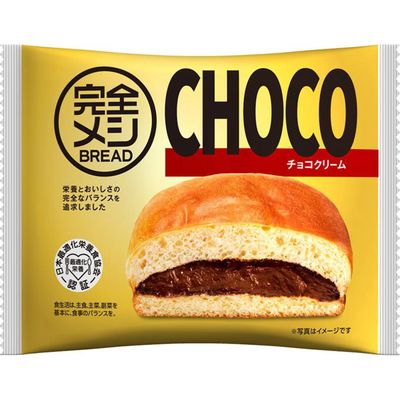 Nissin Kanzen Meshi Bread Chocolate Cream 1pc