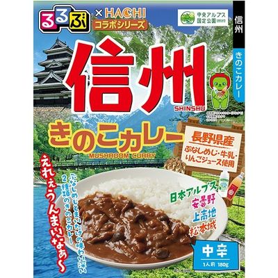Hachi Foods Shinshu Mushroom Curry 180g Hachi Foods Shinshu Mushroom Curry 180g