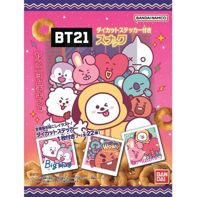 Bandai BT21 Die-Cut Sticker Snack 21g