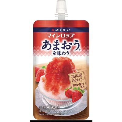 Meidi-ya My Syrup Amaou Strawberry Flavor 150g