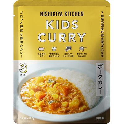Nishikiya Kitchen Kids Pork Curry 120g
