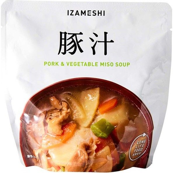 IZAMESHI Satisfying Tonjiru Pork Miso Soup 300g
