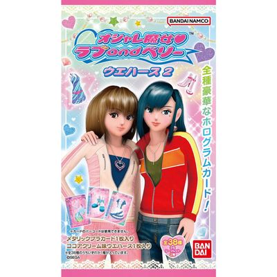 Bandai Oshare Majo Love and Berry Wafer Vol.2 1 Sheet Bandai Oshare Majo Love and Berry Wafer Vol.2 1 Sheet