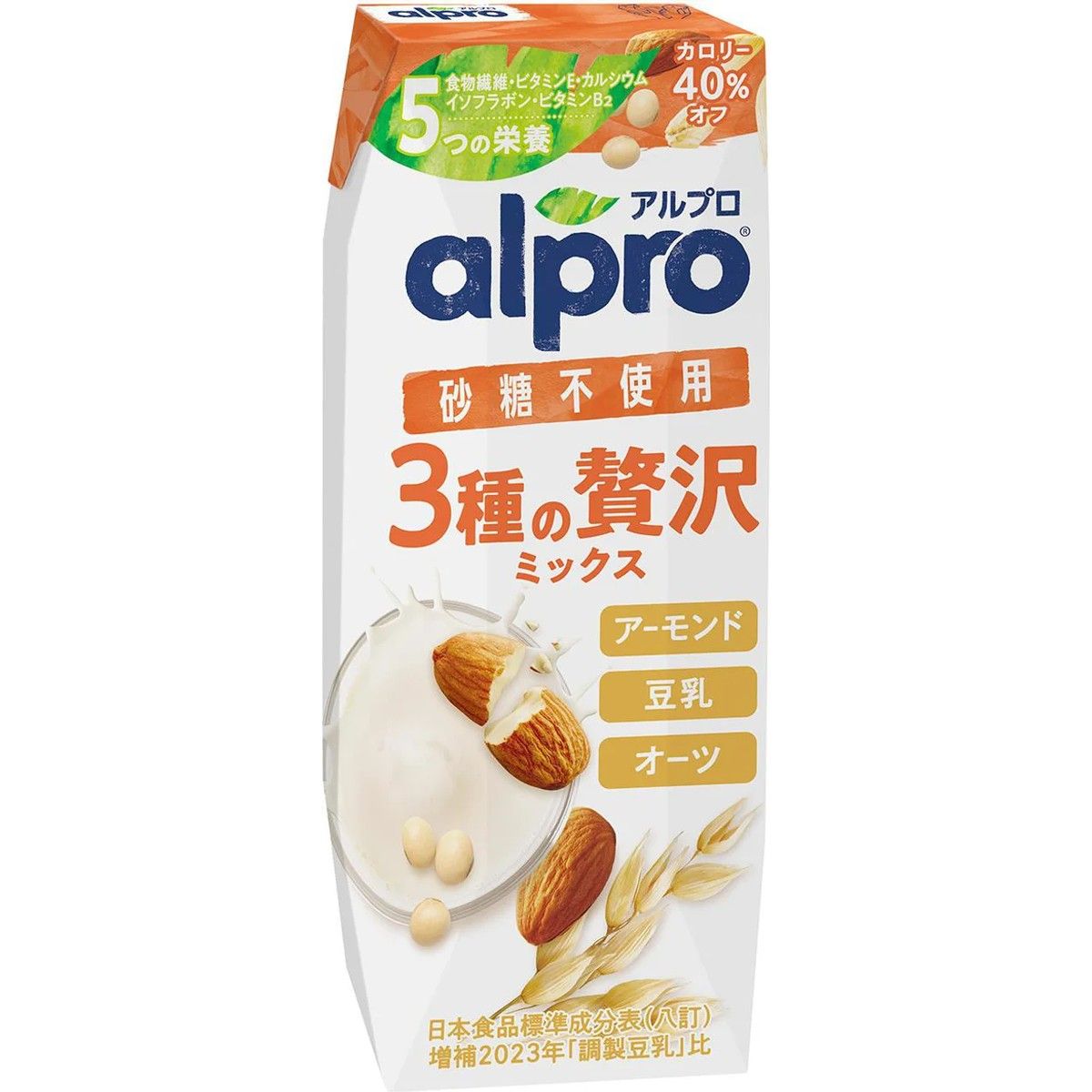Danone Alpro Triple Plant Milk Mix No Added Sugar 250ml