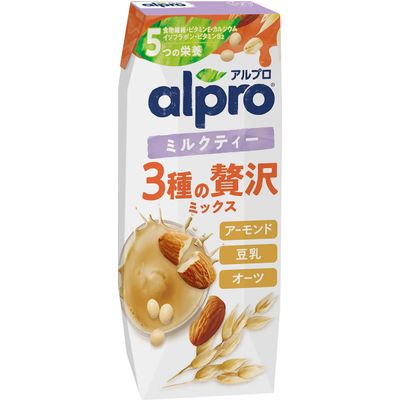 Danone Alpro Luxurious 3-Plant Milk Blend Milk Tea 250ml