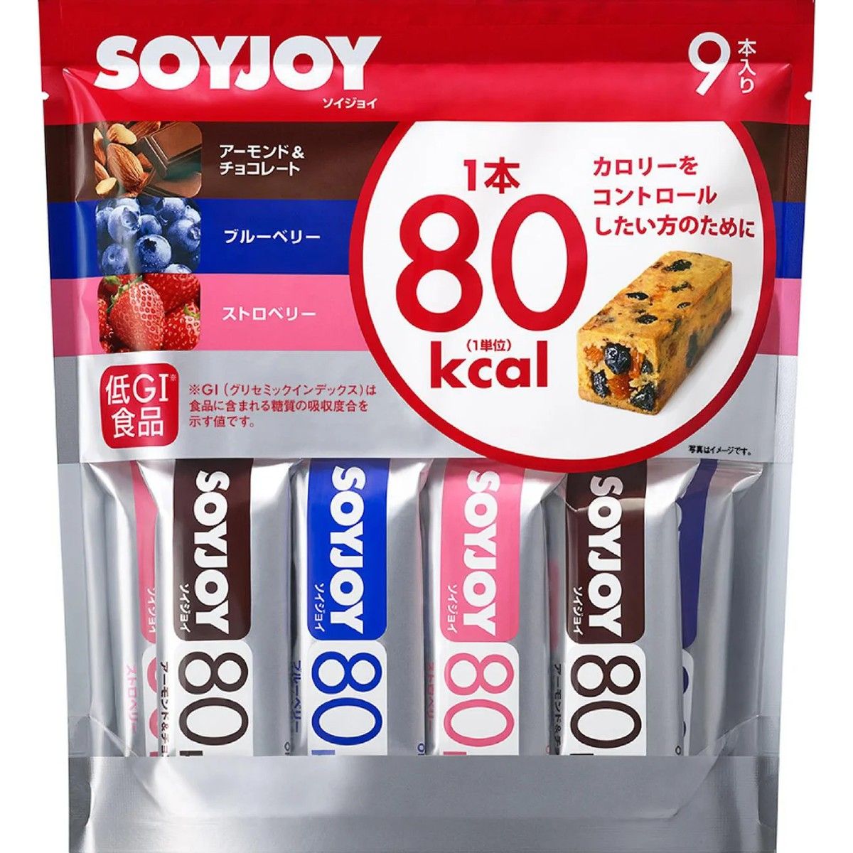 Otsuka Pharmaceutical SOYJOY Calorie Control 80 Assorted 9 Bars