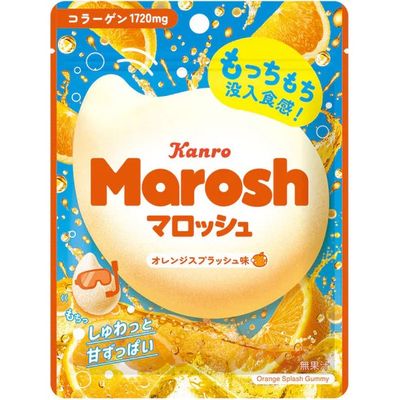 Kanro Marosh Orange Splash Gummy Candy 46g