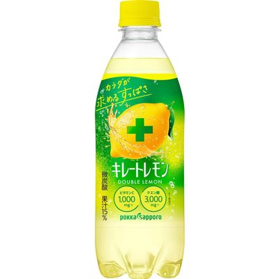 Pokka Sapporo Kire-to Lemon Lemon W Lemon Sparkling 500ml