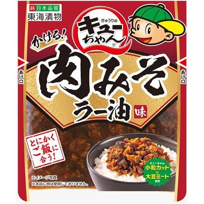 Tokai Tsukemono Kyu-chan Pour-On Meat Miso Chili Oil Flavor 80g Tokai Tsukemono Kyu-chan Pour-On Meat Miso Chili Oil Flavor 80g