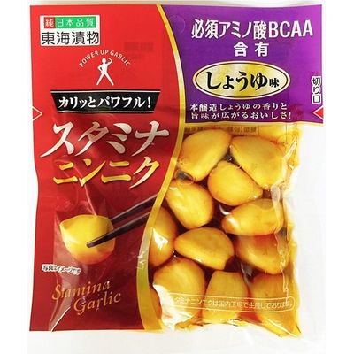 Tokai Tsukemono Stamina Garlic Soy Sauce Pickled Garlic 70g