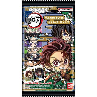 Bandai Demon Slayer Deformed Sticker Wafer Vol.15 1 Piece Bandai Demon Slayer Deformed Sticker Wafer Vol.15 1 Piece