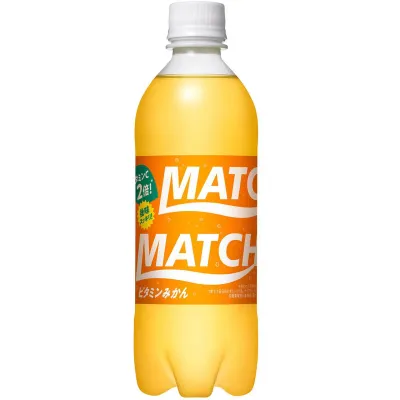 Otsuka Foods Match Vitamin Mikan Sparkling Drink 500ml