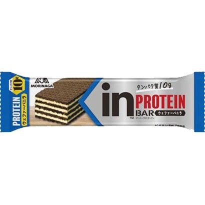 Morinaga IN Bar Protein Wafer Vanilla 1 Bar (Single / 12 Bars)