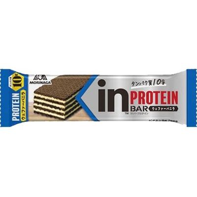 Morinaga IN Bar Protein Wafer Vanilla 1 Bar (Single / 12 Bars)