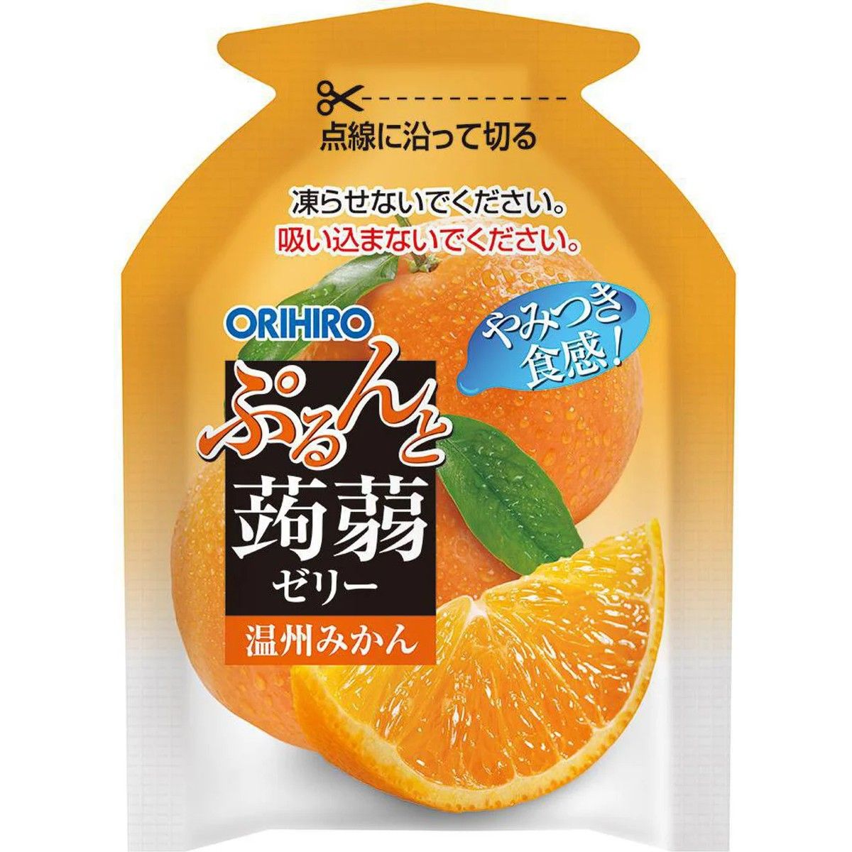 Orihiro Purunto Konjac Jelly Pouch Satsuma Mandarin 6 Pack