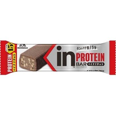 Morinaga In-Bar Protein Baked Chocolate 1 Bar (Single / 12 Bars)
