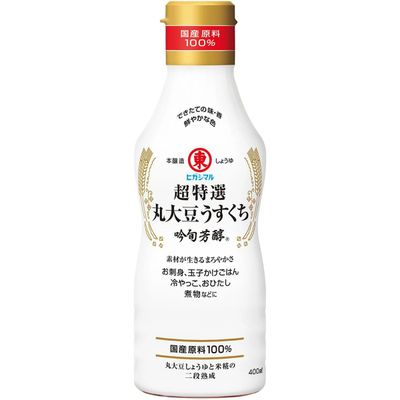 Higashimaru Soy Sauce Premium Whole Soybean Light Soy Sauce 400ml Higashimaru Soy Sauce Premium Whole Soybean Light Soy Sauce 400ml