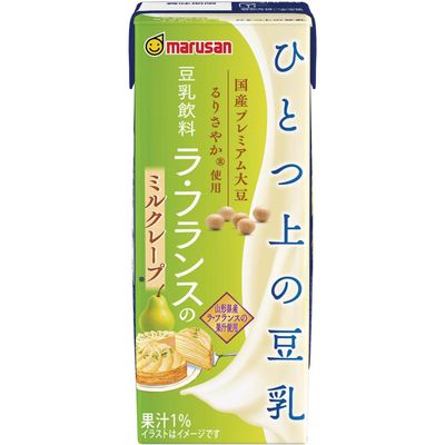 Marusan Ai Premium Soy Milk La France Pear Milk Crepe Flavor 200ml Marusan Ai Premium Soy Milk La France Pear Milk Crepe Flavor 200ml
