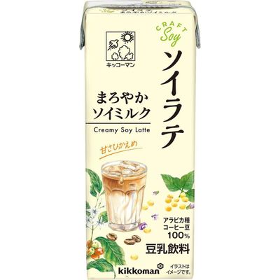 Kikkoman Craft Soy Soy Latte Smooth Soy Milk 200ml Kikkoman Craft Soy Soy Latte Smooth Soy Milk 200ml