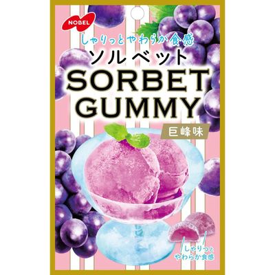 Nobel Seika Sorbet Gummy Kyoho Grape 50g Nobel Seika Sorbet Gummy Kyoho Grape 50g