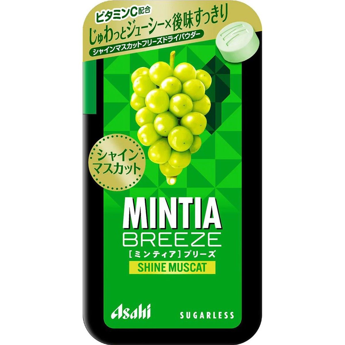 Asahi Group Foods Mintia Breeze Shine Muscat Tablets 30 Pieces