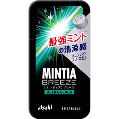 Asahi Group Foods Mintia Breeze Ultra Black Mint Tablets 30 Pieces Asahi Group Foods Mintia Breeze Ultra Black Mint Tablets 30 Pieces