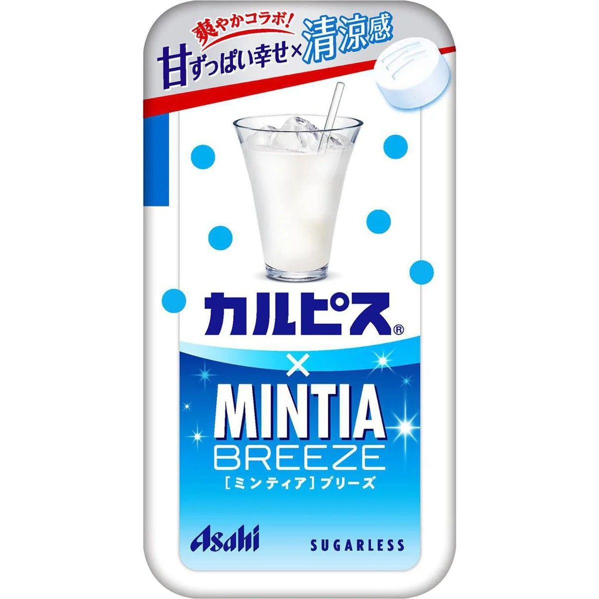 Asahi Group Foods Calpis x Mintia Breeze Tablet Candy 30 Pieces