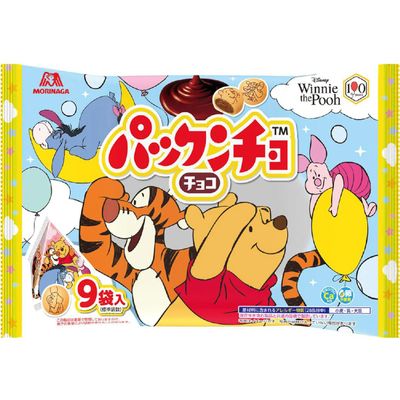 Morinaga Pakkun Cho Chocolate Cream Biscuits 101g Morinaga Pakkun Cho Chocolate Cream Biscuits 101g