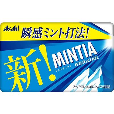 Asahi Group Foods Mintia Wild & Cool Mint Tablets 50 Tablets 7g Asahi Group Foods Mintia Wild & Cool Mint Tablets 50 Tablets 7g
