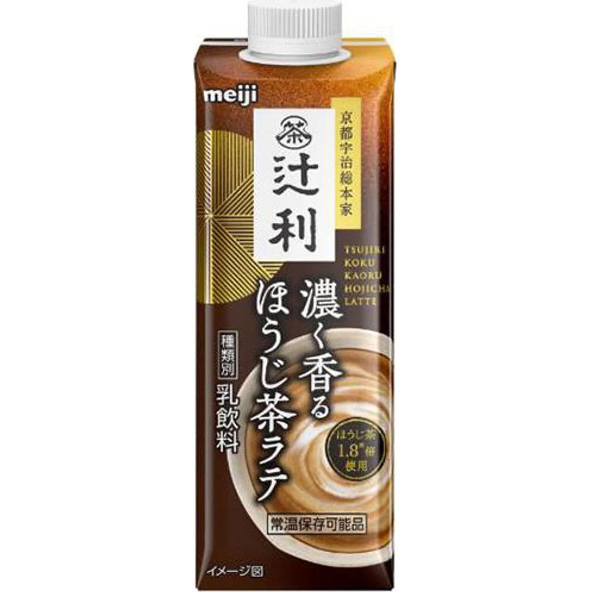Meiji Tsujiri Rich Aroma Hojicha Latte 210ml