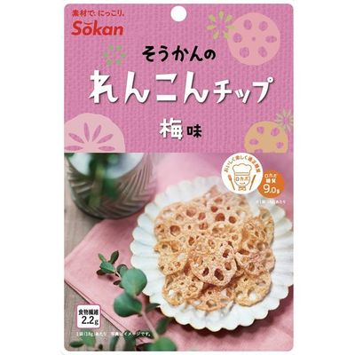 Sokan Ume Lotus Root Chips 18g
