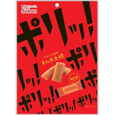 Sokan Pori Pori Kimchi Daikon Radish Snack 60g