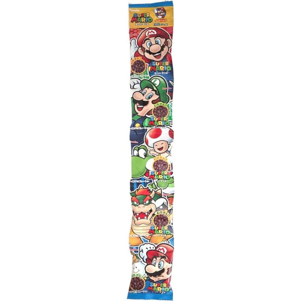 Furuta Super Mario Mugi Choco Wheat Puff Chocolate Snack 11g x 5 Pack
