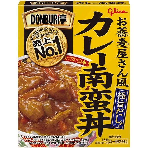 Glico Donburi-tei Soba Restaurant-Style Curry Nanban Don 165g