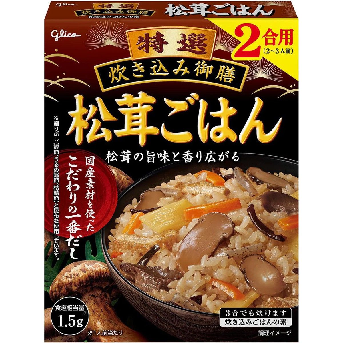 Glico Tokusen Takikomi Gozen Matsutake Rice Mix 150g