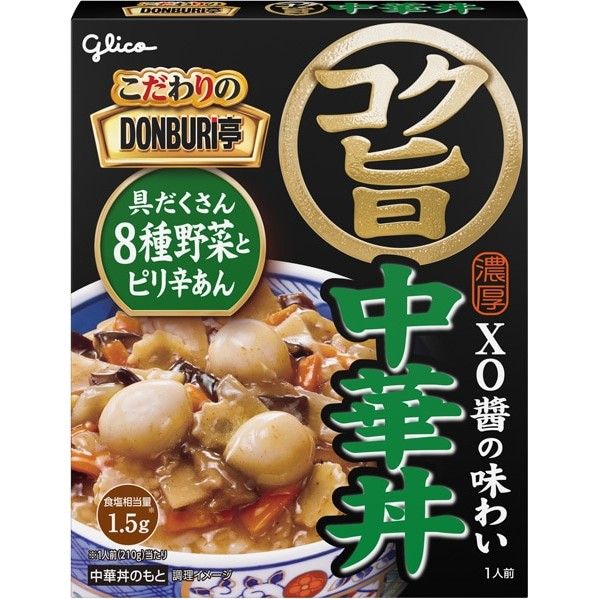 Glico Kodawari Donburi-tei Rich Chinese-Style Rice Bowl Sauce 210g