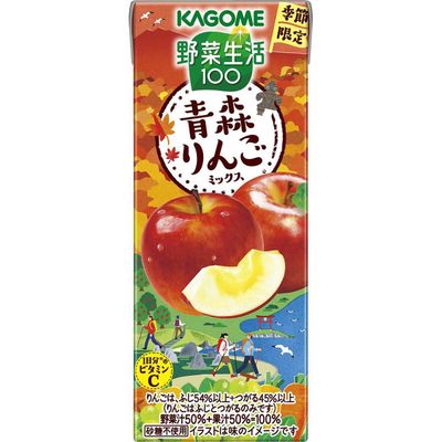 Kagome Yasai Seikatsu 100 Aomori Apple Mix Juice 195ml