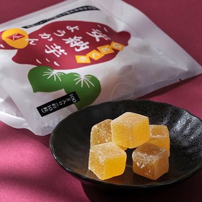 KALDI Bite-Size Anno Imo Yokan Sweet Potato Jelly Sweets 100g