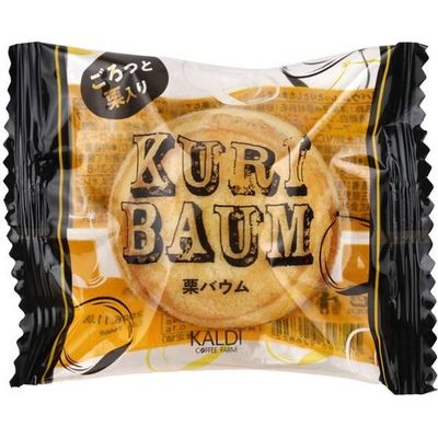 KALDI Chestnut Baumkuchen 1 Piece KALDI Chestnut Baumkuchen 1 Piece
