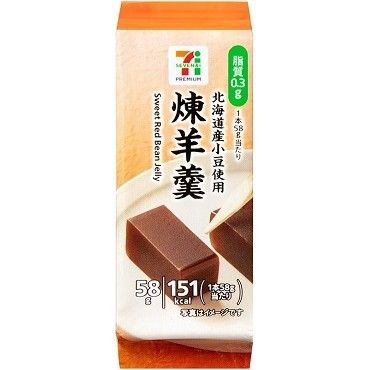 Seven Premium Yokan Sweet Bean Jelly 58g -SALE Seven Premium Yokan Sweet Bean Jelly 58g -SALE