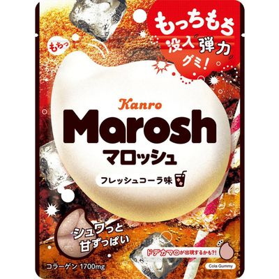 Kanro Marosh Fresh Cola Gummy Marshmallow 46g -SALE