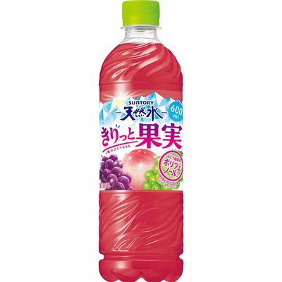 Suntory Kirigto Kajitsu 2 Kinds of Grape & Peach Natural Mineral Water 600ml Suntory Kirigto Kajitsu 2 Kinds of Grape & Peach Natural Mineral Water 600ml