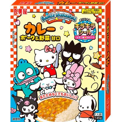 Marumiya Sanrio Characters Pork & Vegetable Mild Curry 145g Marumiya Sanrio Characters Pork & Vegetable Mild Curry 145g