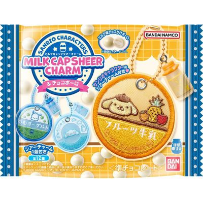 Bandai Sanrio Characters Milk Cap Sheer Charm & Choco Boro 18g Bandai Sanrio Characters Milk Cap Sheer Charm & Choco Boro 18g