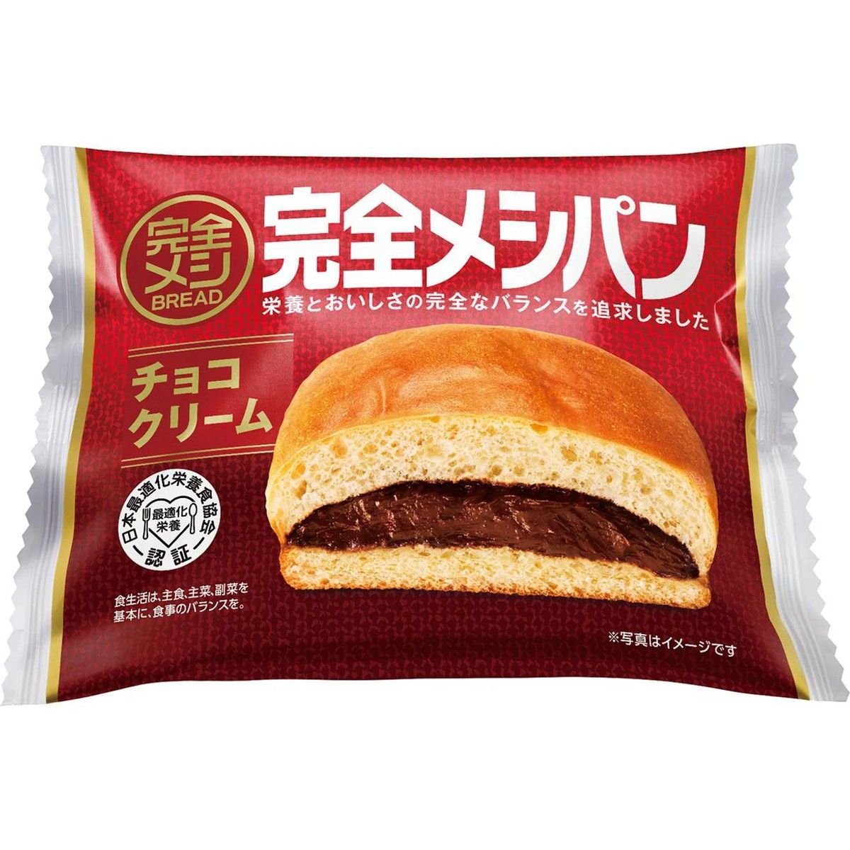 Nissin Kanzen Meshi Bread Chocolate Cream 1pc