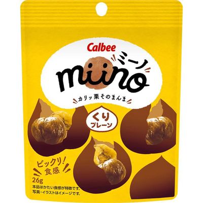 Calbee miino Chestnut Plain 26g