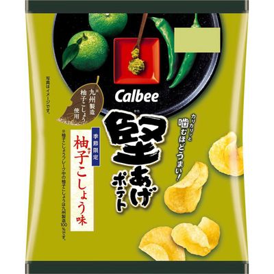 Calbee Kata Age Potato Chips Yuzu Kosho Flavor 60g