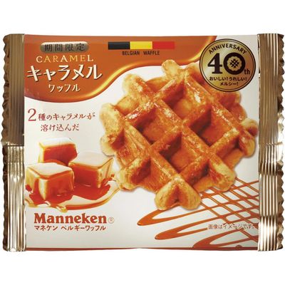Manneken Caramel Waffle 1pc Manneken Caramel Waffle 1pc