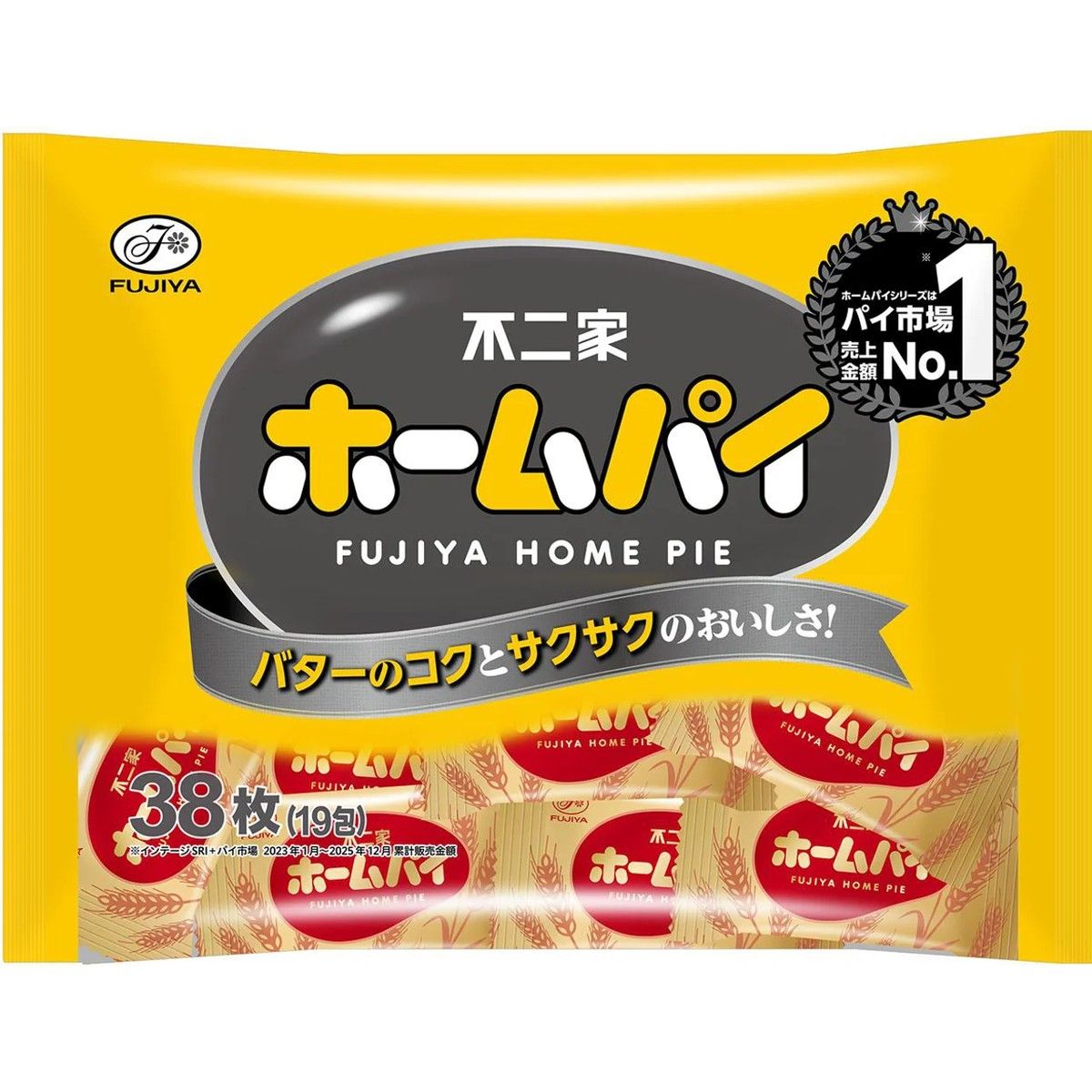 Fujiya Home Pie Butter Puff Pastry 38 Pieces (19 Packs)